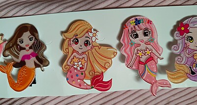 GLITZ N GLAM Hair Clips Kids Glitter Party Crocodile Clips Best For Return Gift Unicorn, Rainbow, Mermaid with Glitter Sequin Confetti For Girls, Babies