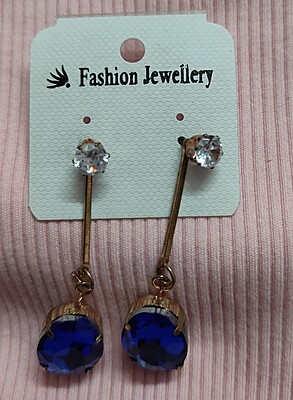 Blue Stone Drop Earrings for Women | Fashion Women Earrings Set