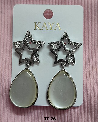 Hot And Bold Long Drop Dangling Fancy Western Trendy Earring For Women & Girls.  Party & Office Wear Latest Ethnic Statement Fashion Jewellery.