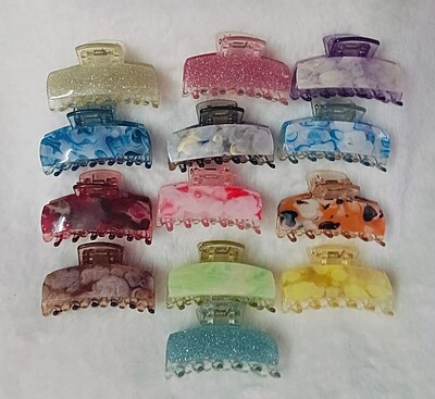 EMPERIA (5 pcs) Hair Clips for Women & Girls - Clutcher Clutches Claw Clip Accessories - Random Colours - Stylish, Fashional