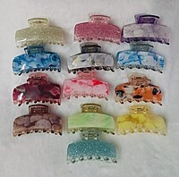 EMPERIA (5 pcs) Hair Clips for Women & Girls - Clutcher Clutches Claw Clip Accessories - Random Colours - Stylish, Fashional EMPERIA (5 pcs) Hair Clips for Women & Girls - Clutcher Clutches Claw Clip Accessories - Random Colours - Stylish, Fashional