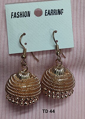 Gold Spring Jhumka