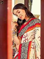Silk Cotton Saree multicolor design pallu Silk Cotton Saree multicolor design pallu