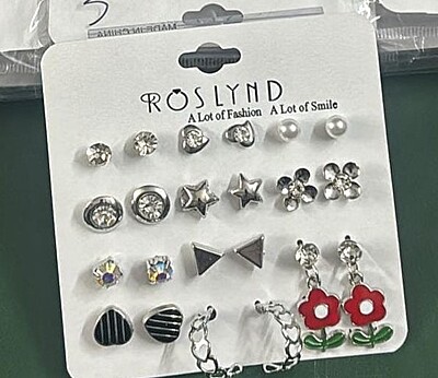 Combo Earring Stylish Design Metal Earrings for Women and Girls