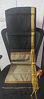 Handloom Bengal Cotton Collection - Black Handloom Bengal Cotton Collection - Black