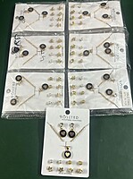 Fashion Jewellery Gold Plated Necklace and Earrings Combo Jewellery Set for Girls and Women (Gold) Fashion Jewellery Gold Plated Necklace and Earrings Combo Jewellery Set for Girls and Women (Gold)
