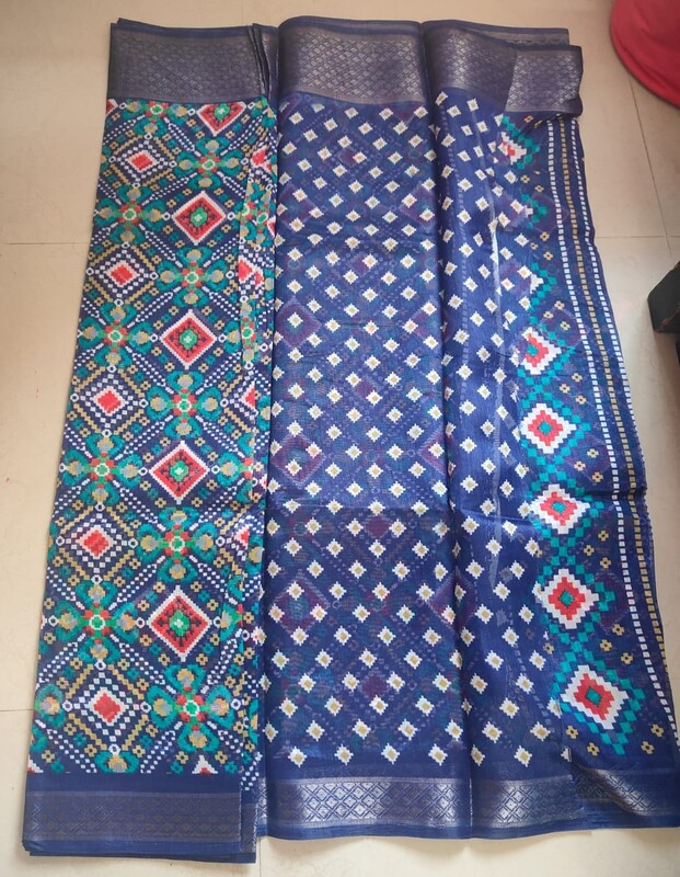 Zari Cotton Daily Use Saree - Blue Zari Cotton Daily Use Saree - Blue