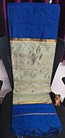 Handloom Bengal Cotton Silk Saree -Blue Handloom Bengal Cotton Silk Saree -Blue