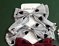 Bow Spring Clip Hair Clip Solid Color Bow Spring Clip Hair Clip Solid Color