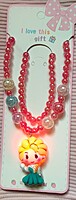 Girl LED light Pendant Beads Chain Girl LED light Pendant Beads Chain