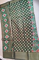 COTTON ZARI BORDER SAREE WITH BLOUSE - Green COTTON ZARI BORDER SAREE WITH BLOUSE - Green