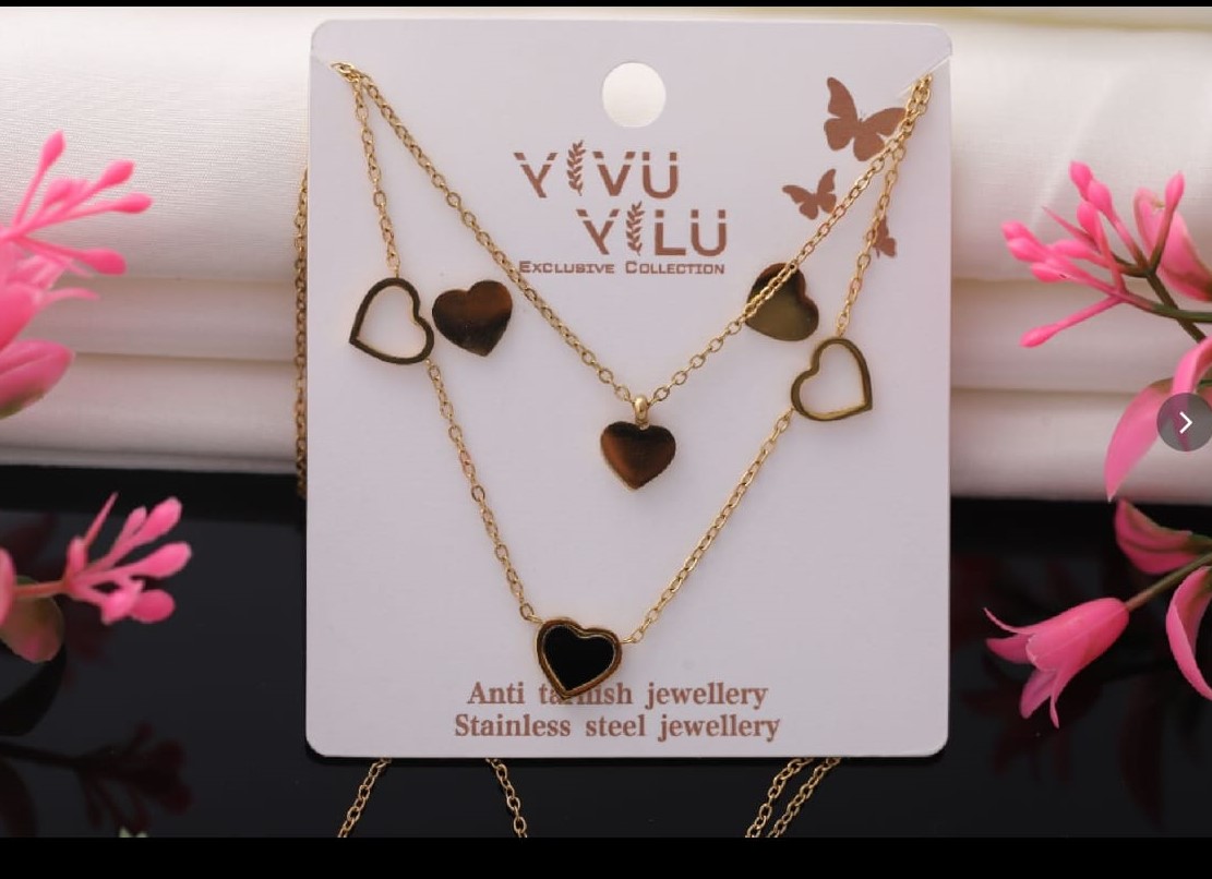 Anti Tarnish hart shape chain