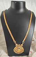 lakshmi Pendant long chain lakshmi Pendant long chain
