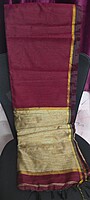 Bengal Handloom Saree - Maroon Colour Bengal Handloom Saree - Maroon Colour