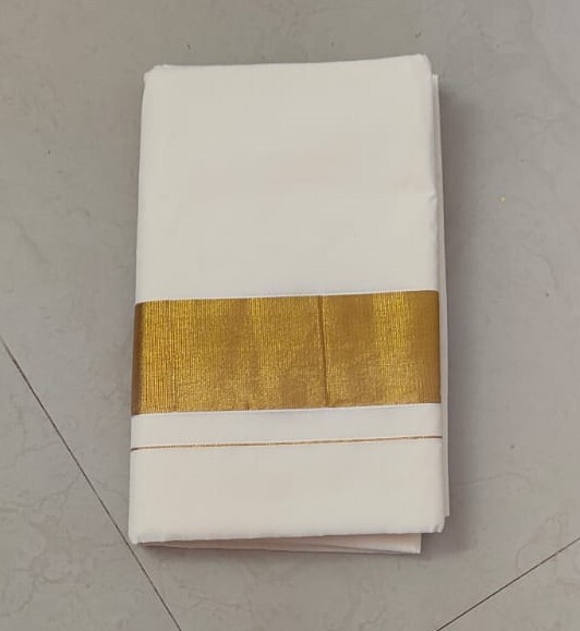 Plain Kerala Cotton saree