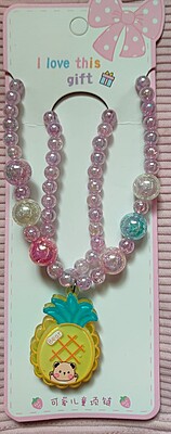 LED Light pineappple pendant chain for kids