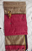 Handloom Bengal Silk Cotton Saree - Pink Handloom Bengal Silk Cotton Saree - Pink