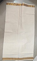 Plain Kerala Cotton saree