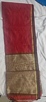 Handloom Bengal Cotton Saree - Red Handloom Bengal Cotton Saree - Red