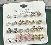 Latest Stylish 10 Pairs Combo Earrings for Women and Girls Latest Stylish 10 Pairs Combo Earrings for Women and Girls